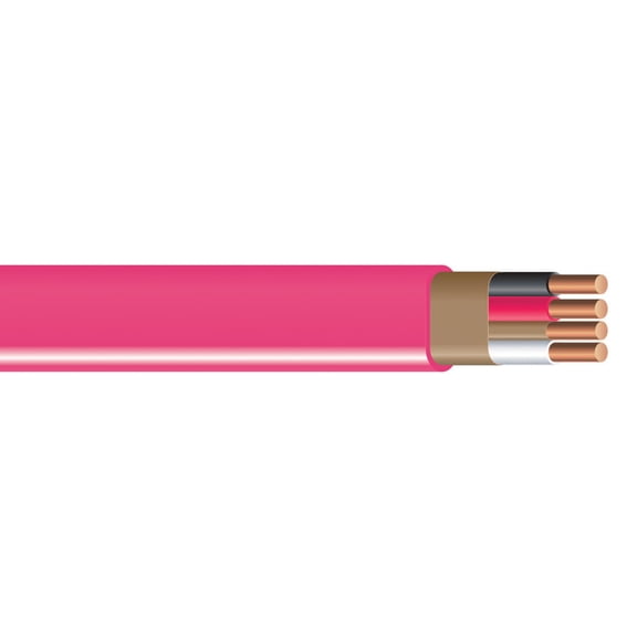 Wirenco 10/3 NM-B, Non-Mettalic, Sheathed Cable, Residential Indoor Wire, Used for Wiring Swiches, Outlets and other Loads with Dry Applications (180Ft Cut)