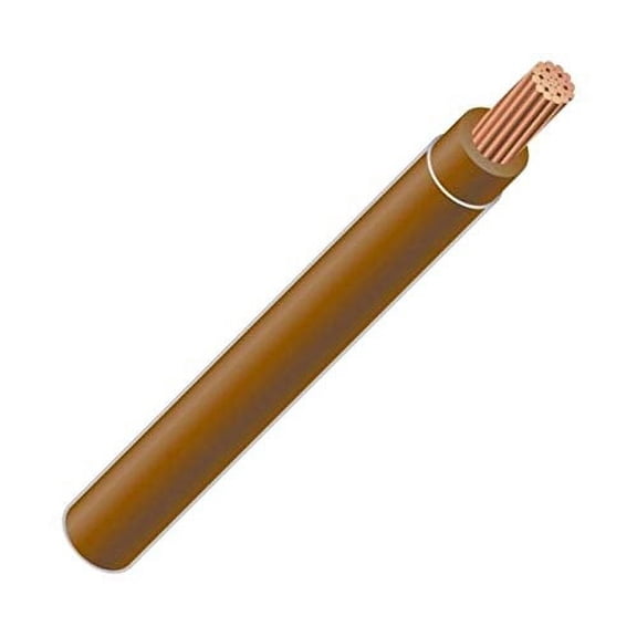 Wirenco 2/0, 19-Stranded THHN Copper Building Wire (25Ft Cut)