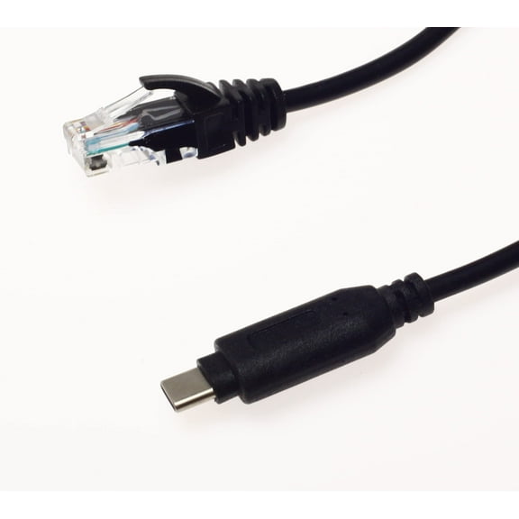 Wirenest FTDI USB C to RJ45 Serial Rollover Console Cable Round with Snagless Ends 6 Feet