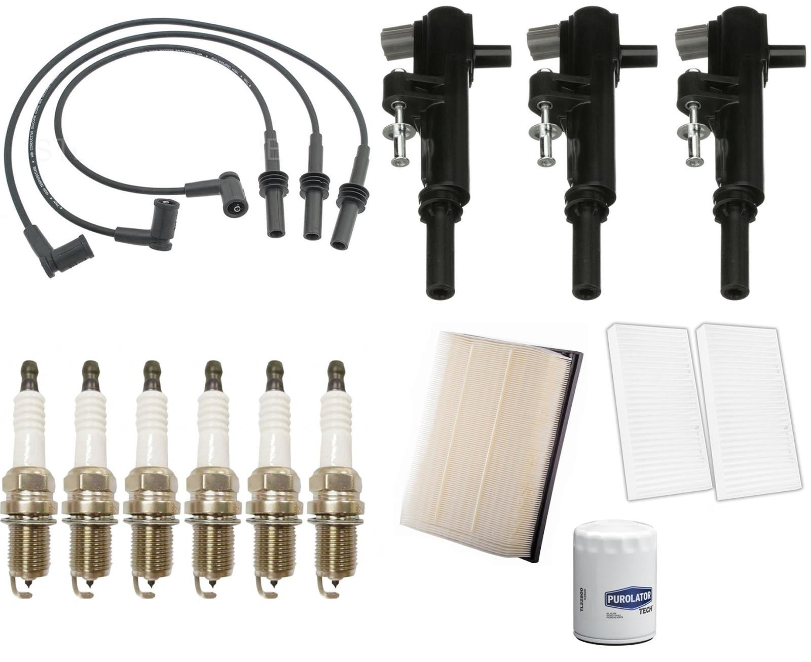 Wires Ignition Coils & Spark Plugs & Filters For Jeep Liberty 3.7L 2009