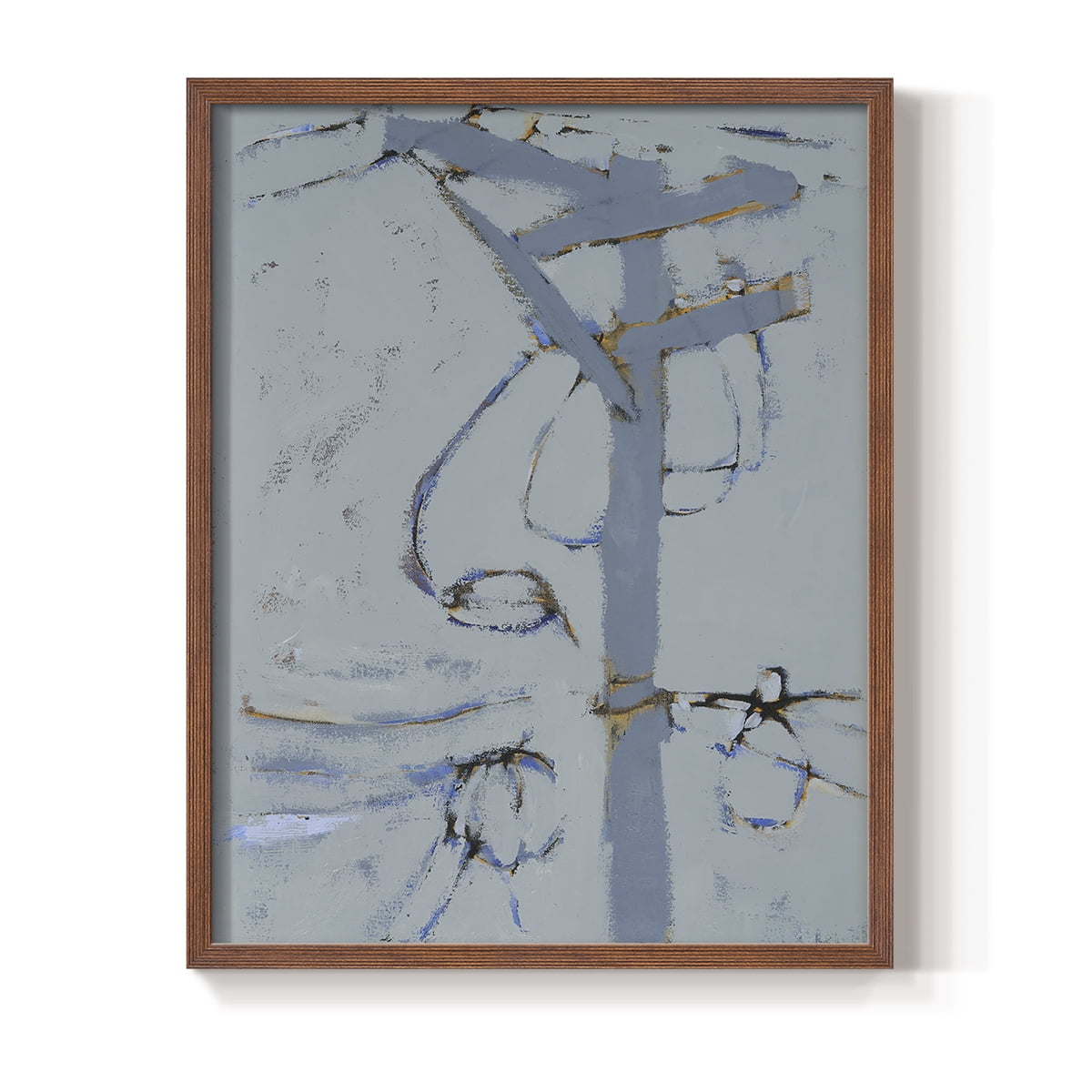 Wires VI Framed Print - Solid Wood in Single Picture Frame Solid Wood 2 Framed Print
