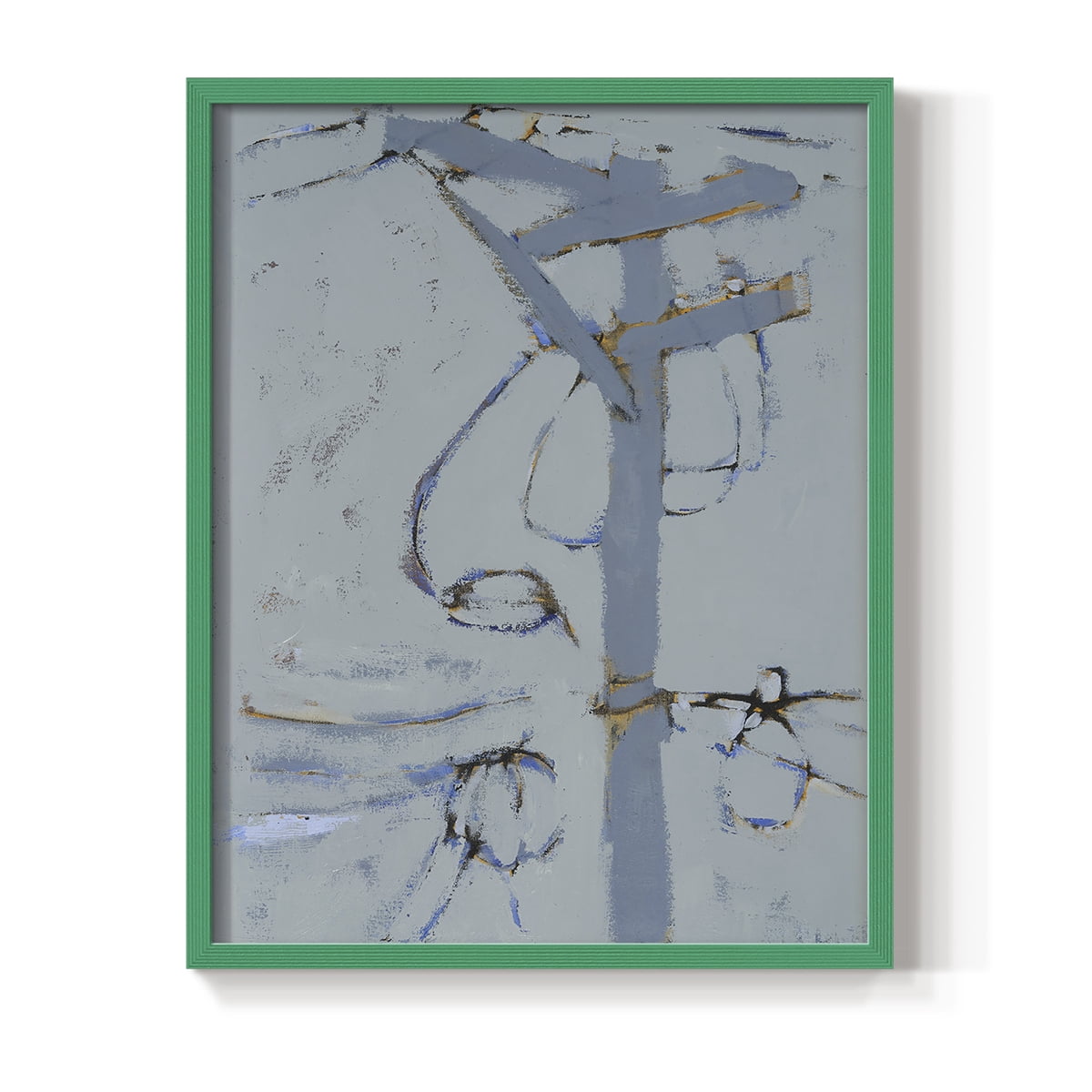 Wires VI Framed Print - Solid Wood in Single Picture Frame Solid Wood 2 Framed Print