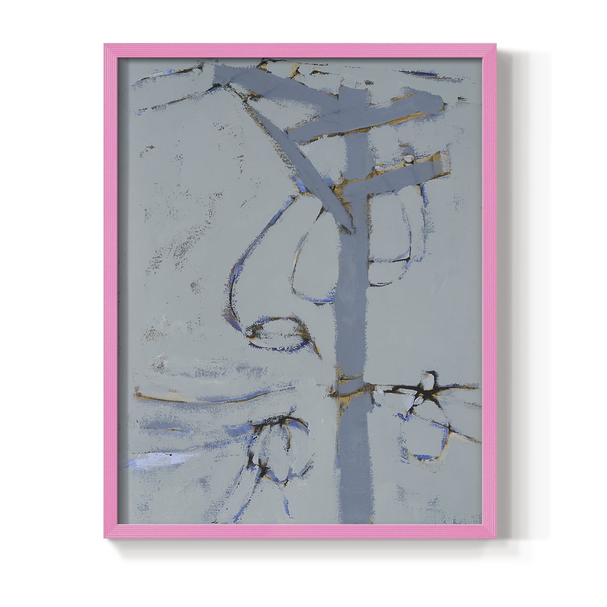 Wires VI Framed Print - Solid Wood in Single Picture Frame Solid Wood 2 Framed Print