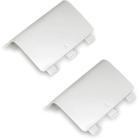 Wiresmith 2X White Replacement Battery Cover for Xbox One Controller