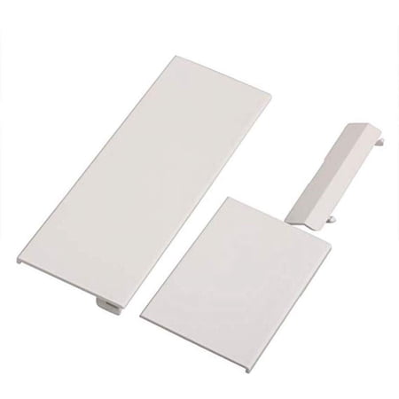 Wiresmith 3 Pcs Memory Door Slot Covers for Nintendo Wii Console - White