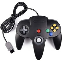Wiresmith Classic Nintendo N64 Console Joystick Video Game Controller - Black