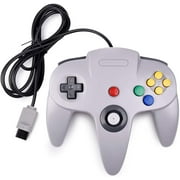 Wiresmith Classic Nintendo N64 Joystick Game Pad Controller - Grey