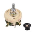 thumbnail image 1 of Wirewound Ceramic Potentiometer Variable Rheostat Resistor 25W 50R Ohm, 1 of 2