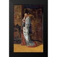 thumbnail image 1 of Wirgman, Charles 16x24 Black Modern Framed Museum Art Print Titled - A Japanese Woman In An Interior, 1 of 4