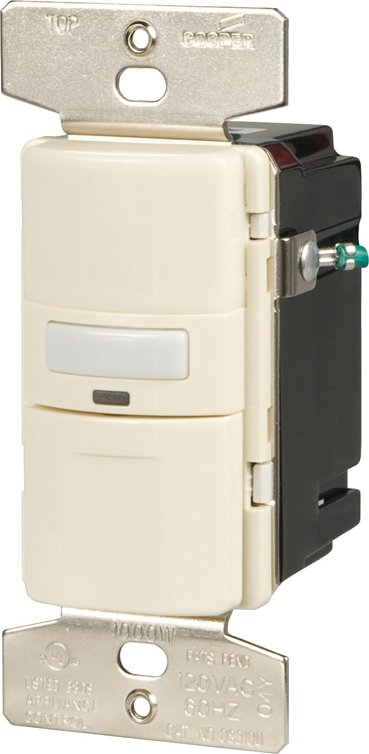 Wiring 3Way Occupancy/Vacancy Sensor Switch, Passive Infrared 1000 W