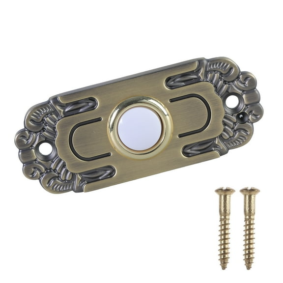 Wiring Door Bells Push Buttons Wall Mounted Doorbell Switches Brass Hard Wiring Press Button Lighted Doorbell Button