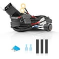Wiring Harness 1 Lead, LED Light Bar Nylon Wiring Harness Kit 12V 40A