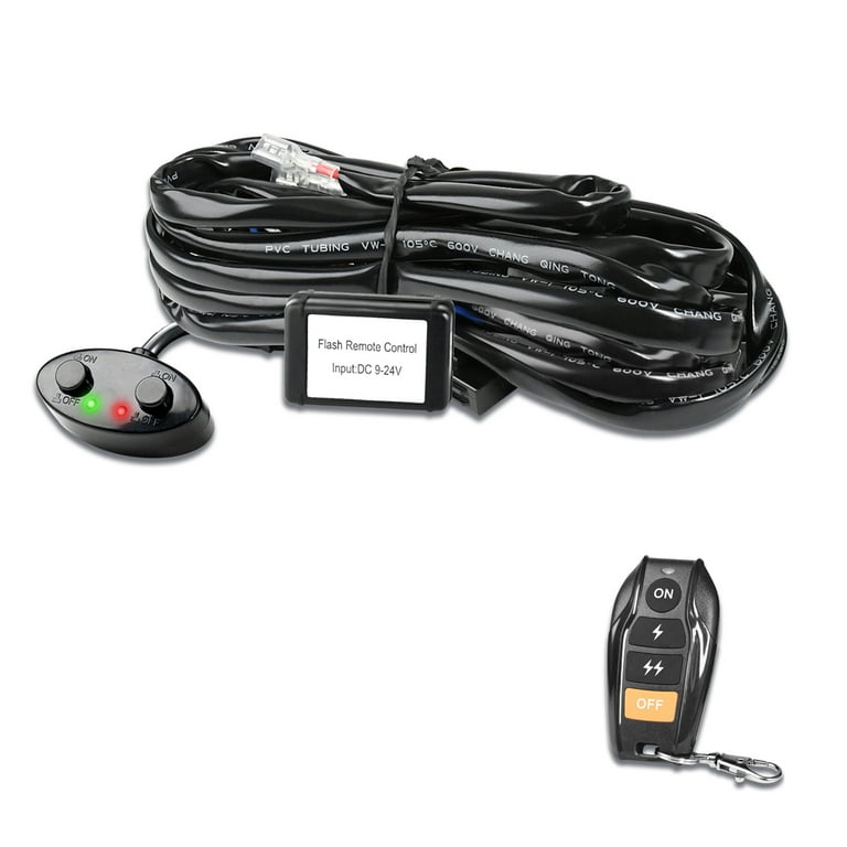 Wiring Harness Kit, Meters, 480W, Wireless Remote Control, Fit