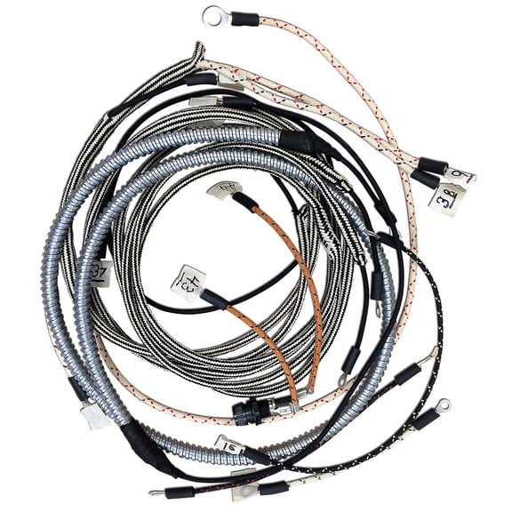 Wiring Harness Kit (For 1 wire 12-volt alternator) Fits International Tractor