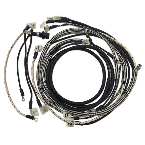 Wiring Harness Kit (For 12-volt 1 wire mini alternator) Fits International Tractor
