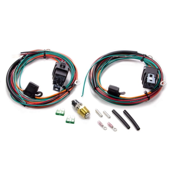 BE COOL RADIATORS 75117 WIRNG HARNESS DUL ELEC FANS