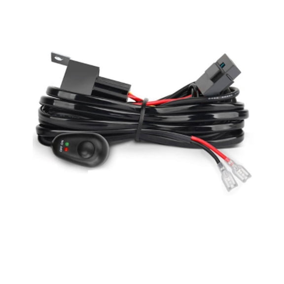 Wiring Harness Kit for 1 Light Fuse Switch 12V 40A Relay 180 W/ 300W for 4-52 Inch Led Work Light Bar