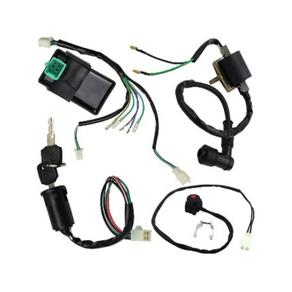 Wiring Harness for CDI Ignition Coil Rebuild Kit for 50cc 70cc 90cc 110cc 125cc