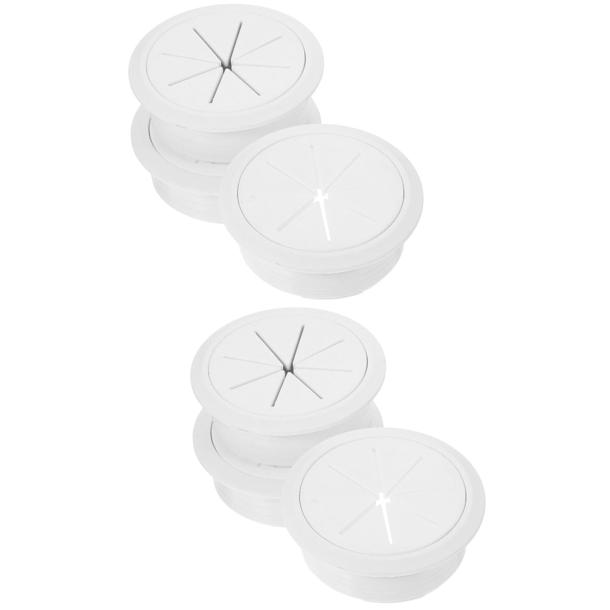 Wiring Hole Cover 6 Pcs Cable Desk Grommet Desktop Line Cord Managment