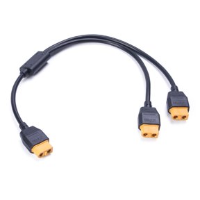 Wiring Splitter Adapter, 20AWG 30 cm Power Harness, 6A Connector for Compact Electronics Installation, Black