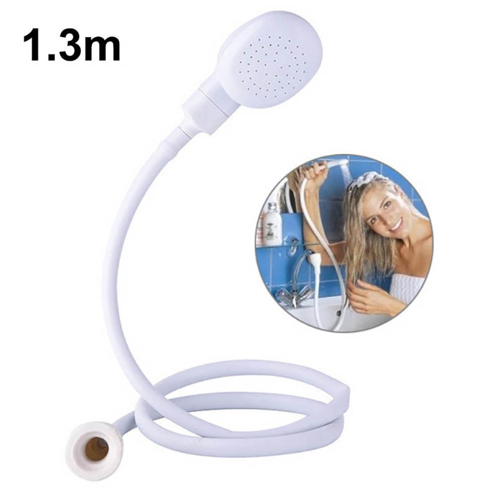 Wirlsweal 1.30m Plastic Washing Pet Dogs Cats Hair Shower Head Bathing Nozzle with Hose
