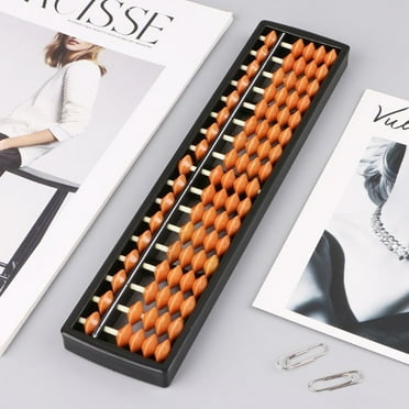 Wirlsweal 17 Digits Abacus Soroban Beads Column Traditional Kid School Math Learning Aids