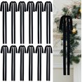 thumbnail image 1 of Wironlst 12Pcs Velvet Christmas Bows Large Vintage Velvet Bows for Christmas Tree, Garland Staircase Wreaths Holiday Xmas Decorations (Black), 1 of 11