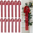 thumbnail image 1 of Wironlst 12Pcs Velvet Christmas Bows Large Vintage Velvet Bows for Christmas Tree, Garland Staircase Wreaths Holiday Xmas Decorations (Red), 1 of 11