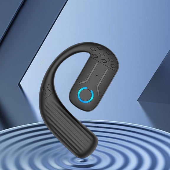Wirreless Bluetooth Earphones Open Ear Headset Air Conduction Earbuds Touch Hanging Ear Type Earphone Headphones New 2026 Electronic & Accessories(Black)