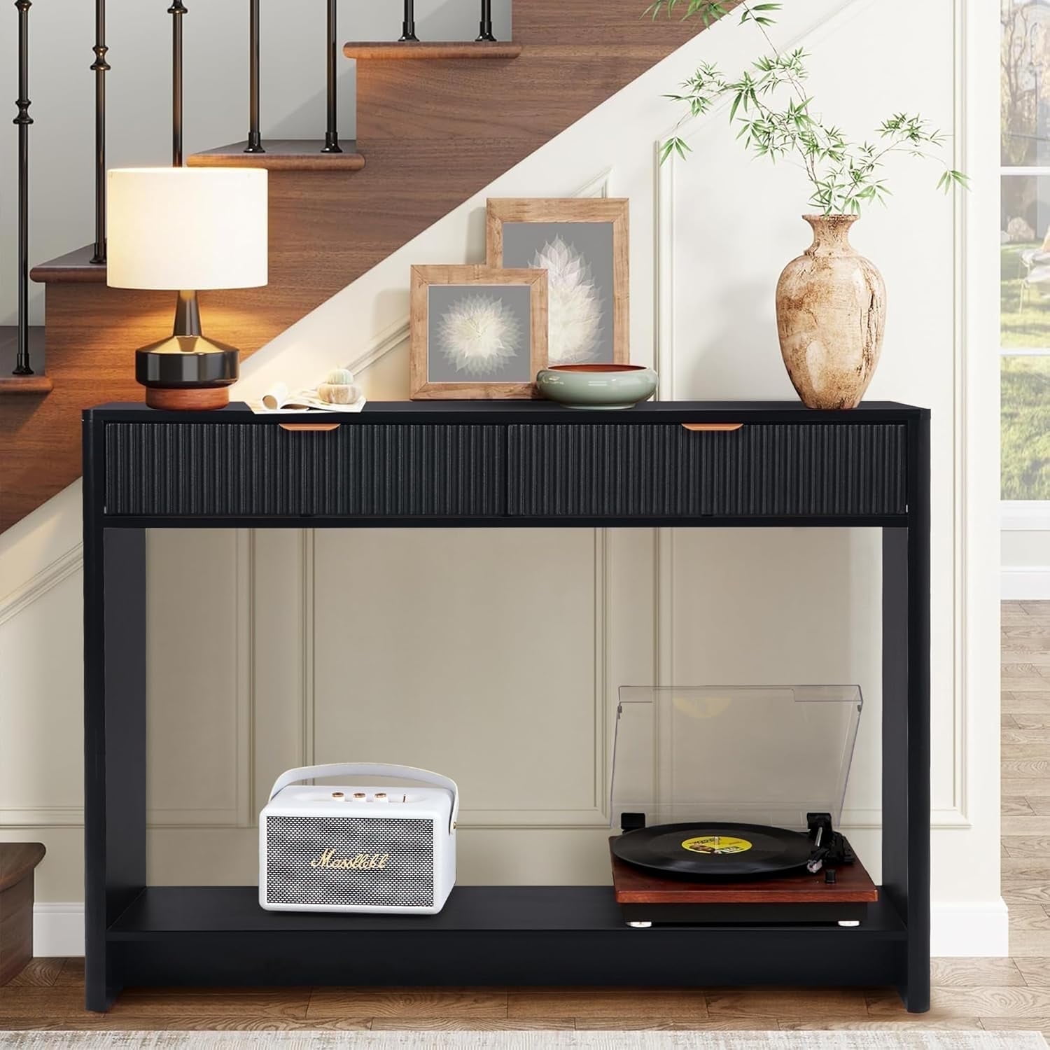 Modern Black Console Table: Stylish Elegance for Every Room