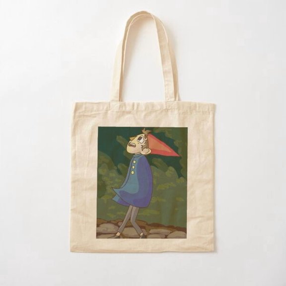 Wirt Got Spooked- Over The Garden Wall Canvas Tote Bags, Reusable Shopping Bag
