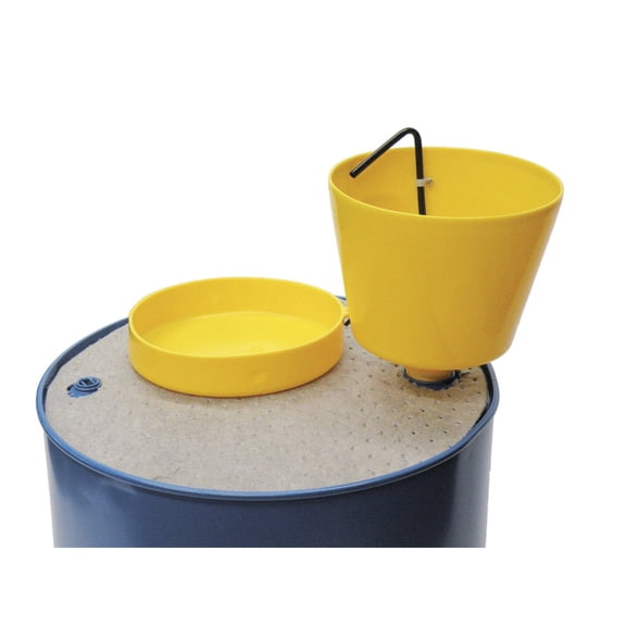 WirthCo 32015 Funnel King E-Z Smart Drum Funnel - 2 Gallon Capacity CA2