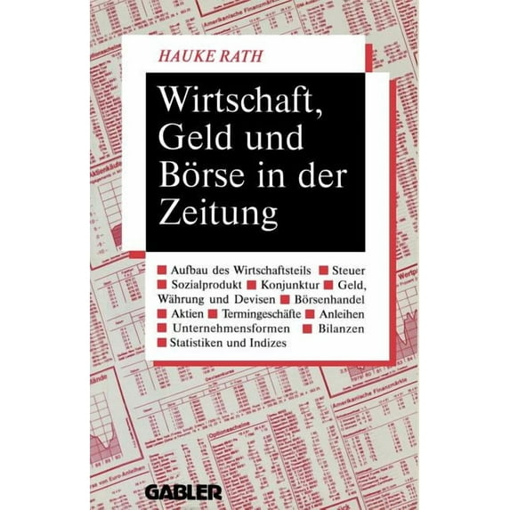 Wirtschaft, Geld Und Börse in Der Zeitung, (Paperback)