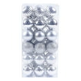 thumbnail image 1 of Wirziis Christmas Ornaments 36-Pack Christmas Ball Ornaments with Strings, Shatterproof Christmas Bulbs, Hanging Decorations for Xmas Tree, Holiday, Wedding, Party, 1 of 1