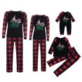 thumbnail image 1 of Wirziis Christmas Pajamas for Family, Christmas Costumes Long Sleeve Classic Plaid Printing Xmas Sleepwear for Matching Family Christmas Pajamas Sets, Merry Christmas, 1 of 5