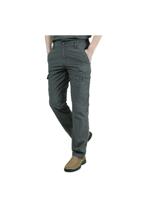 Wirziis Men's Outdoor Quick-Dry Lightweight Waterproof Hiking Mountain Pants Sport Pants