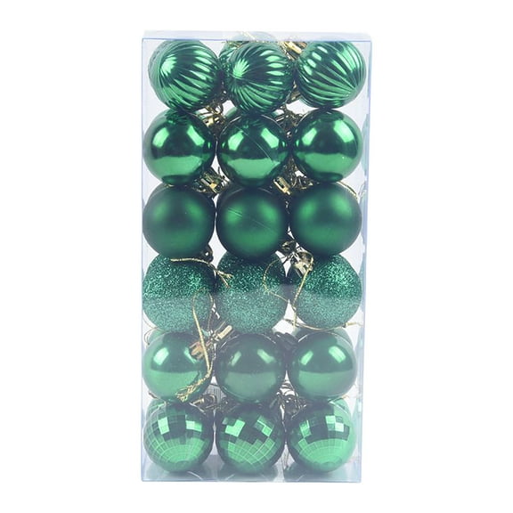 PALIFEUR Shatterproof Christmas Ball Ornament, Green, 36 Count, 4CM