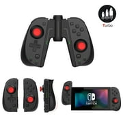 WisToyz Joy Pad Controller, Ergonomic Switch Controller L/R Replacement Joycon with Grip Connector, Turbo/Macro Function, Gyro Axis, Alternatives Joy Controller for Switch & Lite Gamepad
