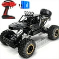 thumbnail interactive-video image 1 of Wisairt 1:12 Large RC Cars,4WD Large Remote Control Monster Truck 2.4 GHz Alloy RC Cars for Kids Adults Age 6 + Birthday Gifts (Black), 1 of 13