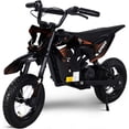 thumbnail image 1 of Wisairt 36V Kids Electric Dirt Bike, 15.5 mph High-Speed Electric Motorcycle Ride on Dirt Bike for Kids Aged 5-10, 133 lbs Max Load, 10-mile Range, Waterproof Seat, Orange & Black, 1 of 9
