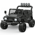 thumbnail image 1 of 24V 800W Ride on Toys, Licensed Toyota FJ Ride on Cars with Remote Control, 4WD Power Car Wheels for Big Kids Boys Girls, 2 Seater Electric Car, Music, LED Light, Green, 1 of 10