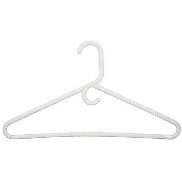 17 White Heavy Duty Top Hangers