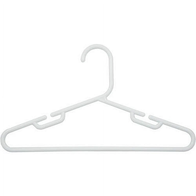 Clothes Hangers Plastic 60 Pack - White Plastic Hangers - Makes The Perfect  Coat Hanger and General Space Saving Clothes Hangers for Closet 