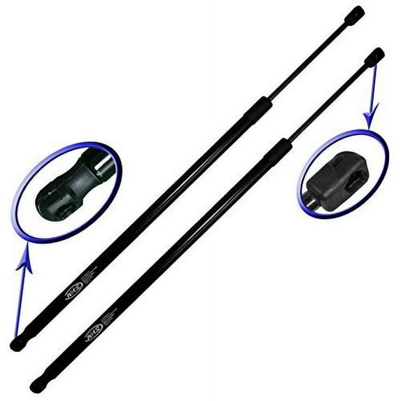 Wisconsin Auto Supply Two Rear Hatch Gas Charged Lift Supports for 2012-2016 Volkswagen Beetle Without Rear Spoiler. Left and Right Side. WGS-705-2,Black