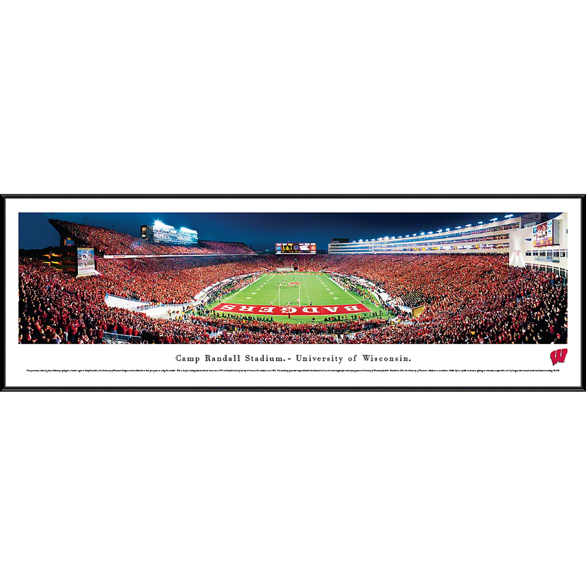 Blakeway Panoramas Louisville Cardinals Framed Panorama Poster