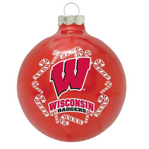 Wisconsin Badgers 2013 Traditional Christmas Ornament - Red