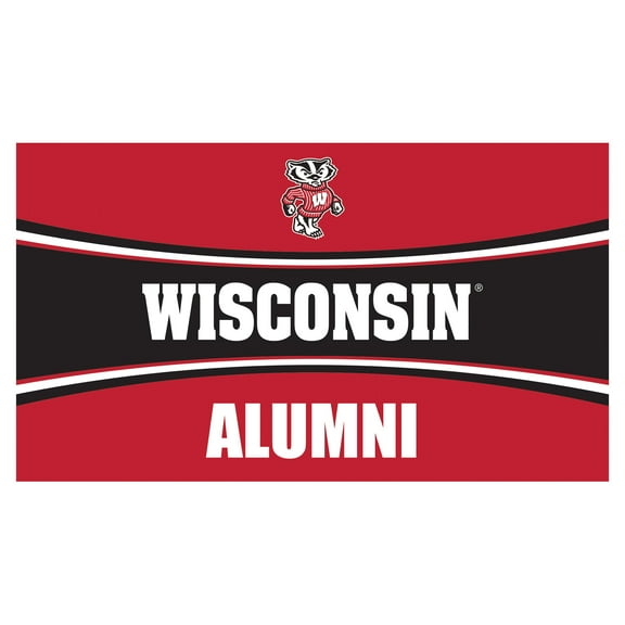 Wisconsin Badgers 28" x 16" Alumni Trapper Door Mat