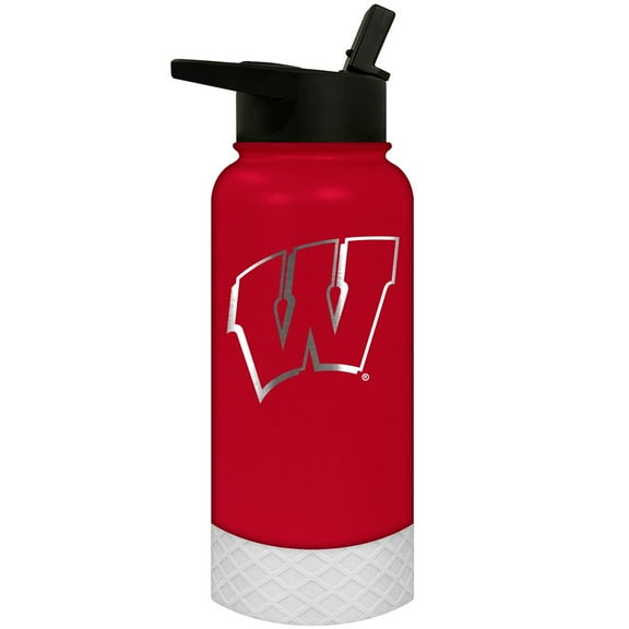Wisconsin Badgers 32oz. Logo Thirst Hydration Water Bottle