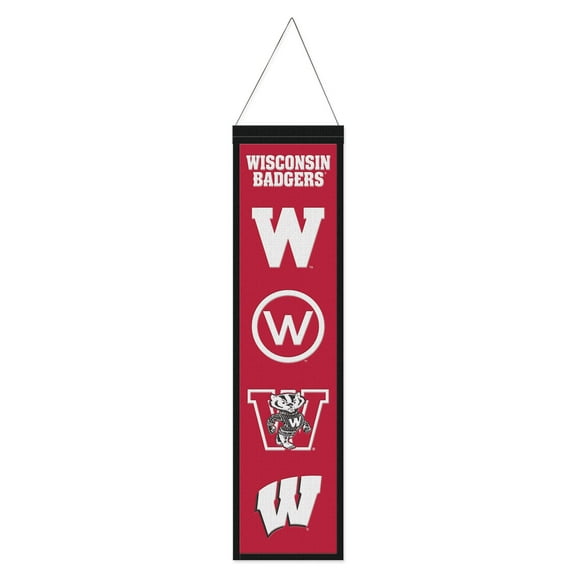 WinCraft Wisconsin Badgers 8" x 32" Evolution Banner