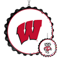 thumbnail image 1 of Wisconsin Badgers: Bottle Cap Dangler, 1 of 5